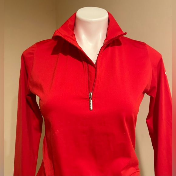 Vist SKI LONG SLEEVE FLEECE BLOUSE HALF Zip MADE IN ITALY Sz M - Picture 4 of 13